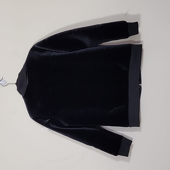 Members Only Velvet Button Down Full Zip Women's Jacket Black Size M - Picture 4 of 8
